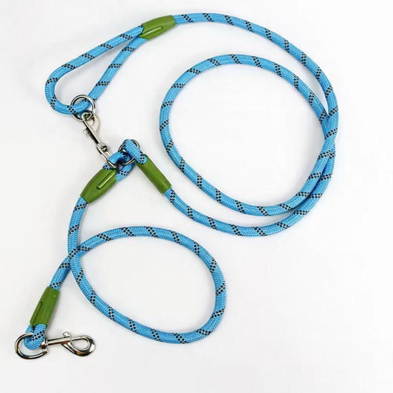 Reflective Hands-Free Nylon Dog Leash – Adjustable, Durable & Safe for Running and Walking