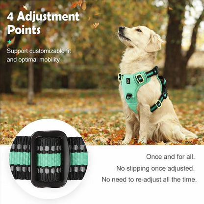 Adjustable Soft Padded No-Pull Dog Harness with Control Handle