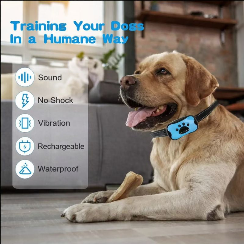 Rechargeable Anti-Barking Vibration Dog Training Collar