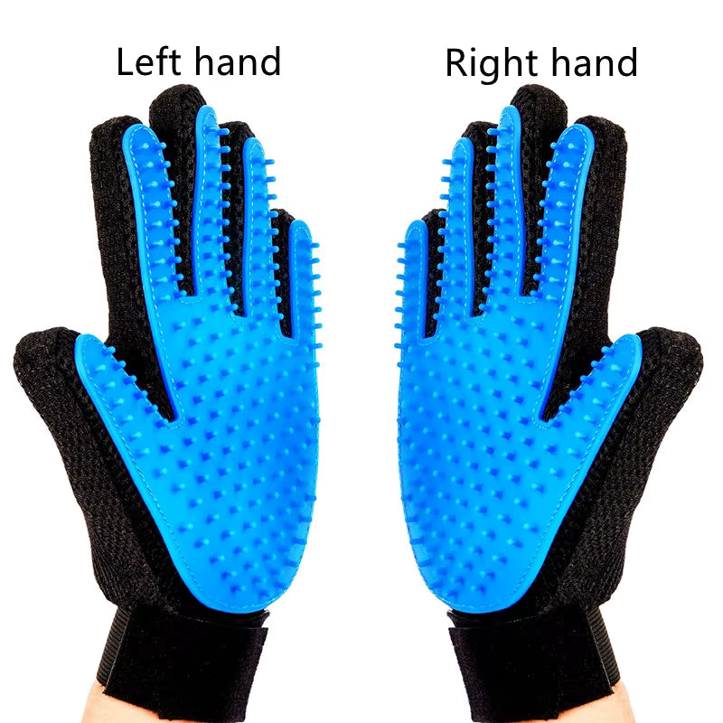 Silicone Bath Brush and Grooming Glove